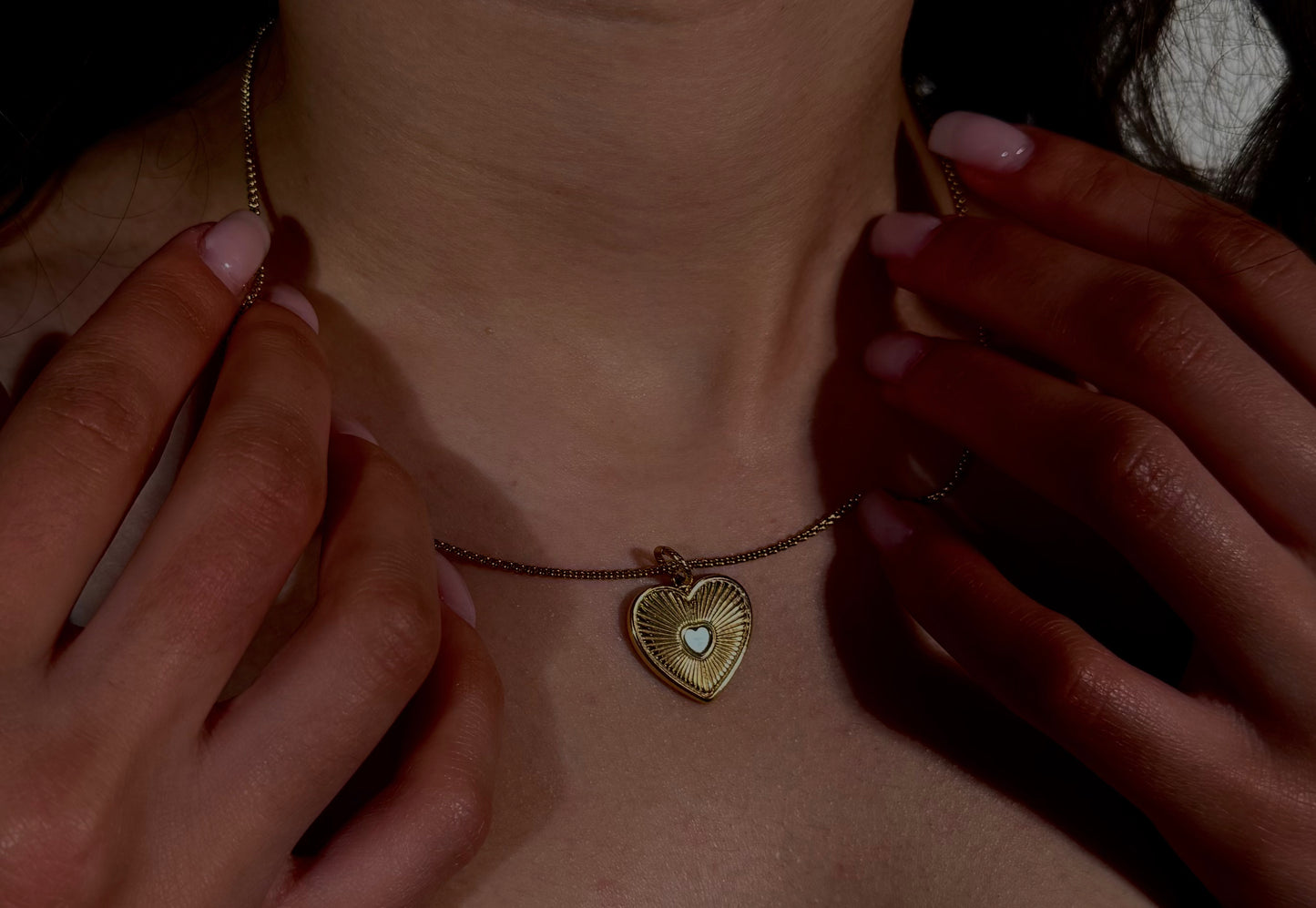 Golden Heart Necklace