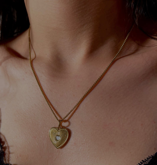 Golden Heart Necklace